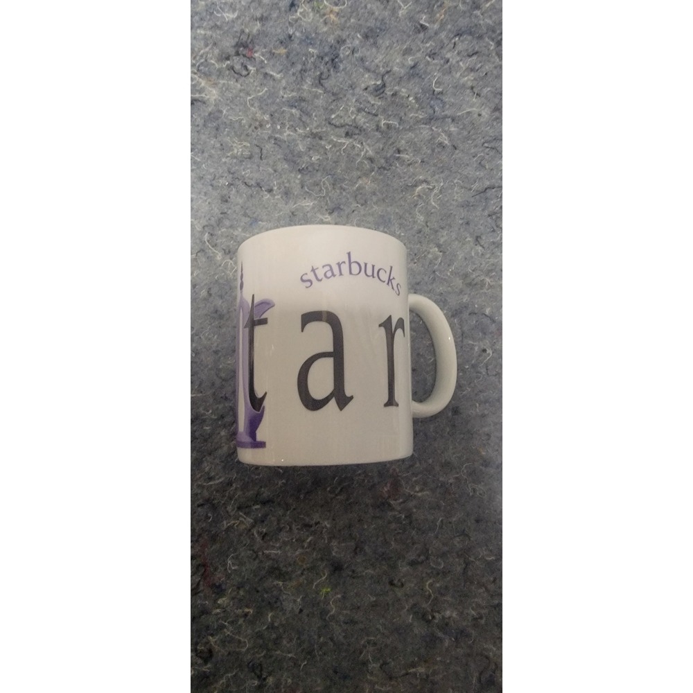 Starbucks City Mug Collector Series Quar Purple‎ and White